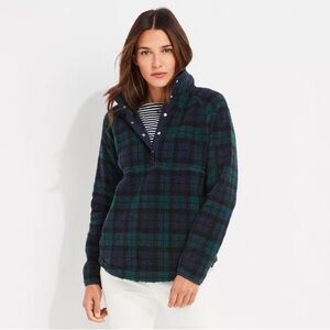 Vineyard Vines Blackwatch Sherpa Snap-Placket, Medium, NWOT